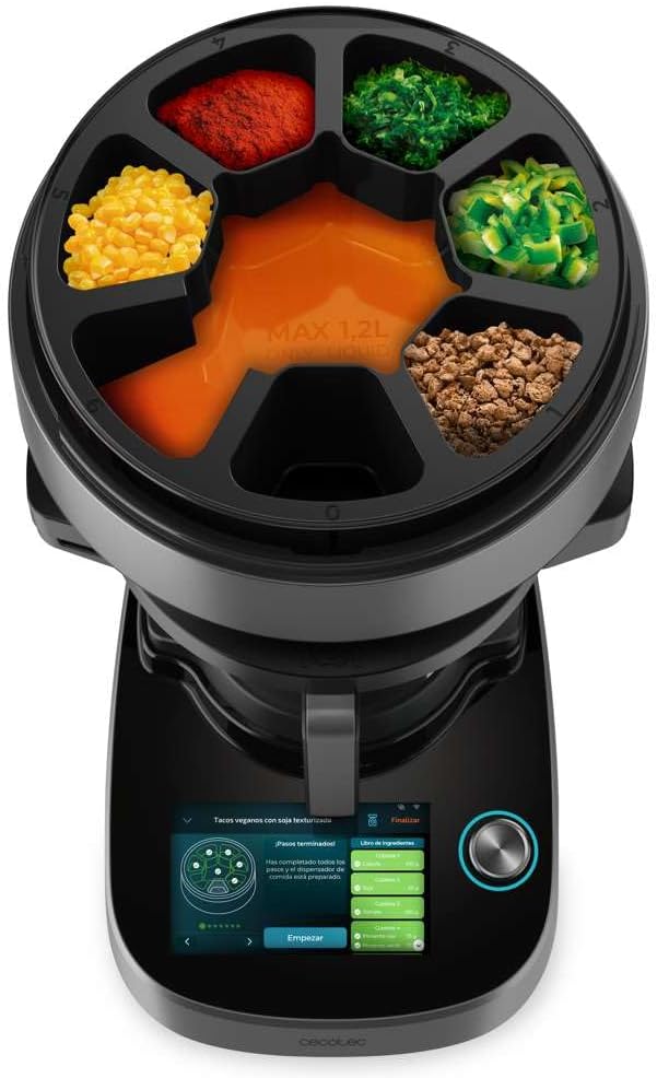 Cecotec multifunctionele robot voor de keuken met voedseldistributie Mambo Cooking Total Gourmet.